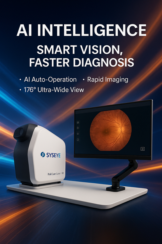 176° Wide Field Fundus Camera with LED True Color and Automatic Operation for High-Definition Retinal Imaging